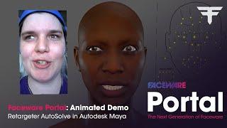 Faceware Portal Webinar Demo: Retargeter AutoSolve Playblast