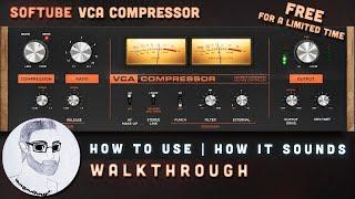 Softube VCA Compressor | How To Use - Overview - First Look | Characterful vintage compression