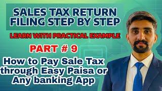 How to Pay Sale Tax through Easy Paisa or Banking App | Part # 9