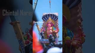 #Kairathabad Ganesh Aerial view Ganesh Nimarjan Drone footage Ganesh #Aerial #shots #youtubeshorts