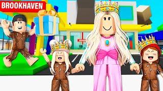 AS PRINCESAS FINGIRAM SER POBRES PARA AJUDAR O MENINO ORFÃO no BROOKHAVEN : Historinhas de Roblox