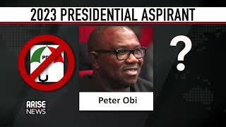 PETER OBI DUMPS PEOPLES DEMOCRATIC PARTY - ARISE NEWS REPORT