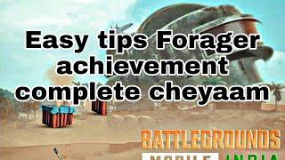 Easy tips to Complete Forager Achievement #bgmi #gaming #battleroyale