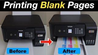 Epson ET 2720 Printing Blank Pages - Fix In 1 Step !!