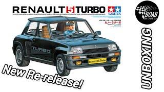 Renault 5 Turbo - Unboxing the New Tamiya 1/24 Model kit - 10% discount code