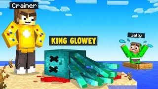 Killing KING GLOWEY In Our Minecraft World.. (Squid Island)