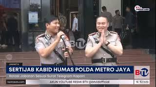 Sertijab Kabid Humas Polda Metro dari Endra Zulpan ke Trunoyudo