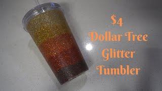 $4 Dollar Tree Glitter Tumbler!! I Period Six Designs