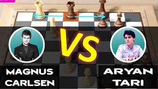 MAGNUS CARLSEN VS ARYAN TARI FIDE 2021 | Turnamen Catur Dunia 2021