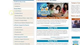 Navigating Parent University Website