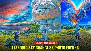 Trending Sky Change Photo Editing | Colourful Sky Change Photo Editing | Ai Photo Editing Kaise Kare