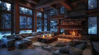 Stress-Free Zone: Enjoy the Relaxing Ambiance of a Crackling Fireplace
