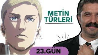 Metin Türleri | 23.GÜN | LGS Türkçe Kampı