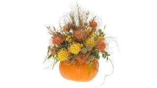 Fall Pumpkin Centerpiece