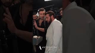اصالة وماجد المهندس من كواليس تصوير الحب الابدي ️