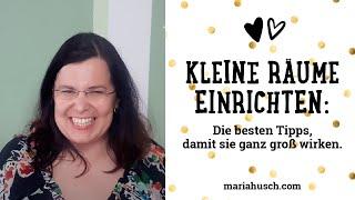 Kleine Räume einrichten: Die 10 besten Tipps, damit sie ganz groß wirken. - Raumtalk #48