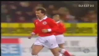 WM-Qualifikation 1993 – Schweiz vs. Estland: Georges Bregy!