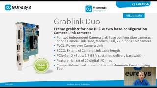 Grablink Duo: 用于一个Full配置或两个Base配置的Camera Link相机的采集卡 V151CT