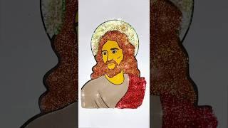 DIY Jesus Christ God glitter  holiday coloring ideas for kids #Christmas #jesus #kids #god