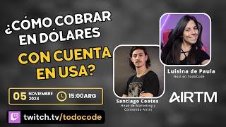  CUENTA VIRTUAL en EEUU como FREELANCER | Charla con Santiago de Airtm