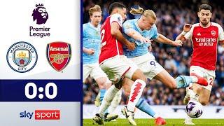 Monster-Defensive auf beiden Seiten! | Manchester City - FC Arsenal | Highlights - PL 23/24