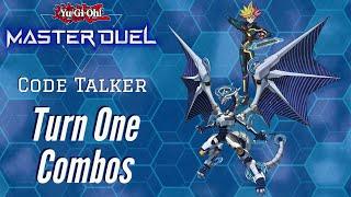[Master Duel] Code Talker Combo Guide - PART ONE!