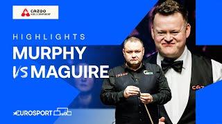 CENTURY to end it!  | Shaun Murphy vs Stephen Maguire | 2024 World Snooker Championship Highlights