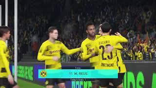 PES 18 Demo Reus back heel goal Dortmund