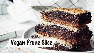 HEALTHY PRUNE SLICE CAKE | Moist & Vegan Dessert