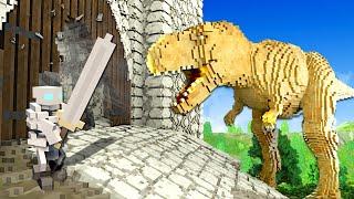 GIANT T-REX DESTROYS CASTLE! (Teardown)