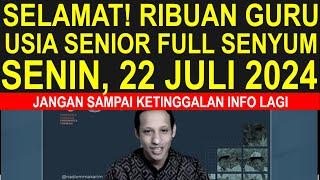 Hore! Ribuan guru usia senior 50 tahun keatas full senyum pengumuman sertifikasi guru hari ini