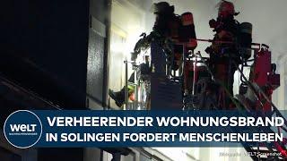 SOLINGEN: Wohnungsbrand! Mindestens drei Menschen fallen den Flammen zum Opfer