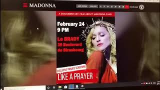 "Like a Prayer" Film is on Madonna's web site