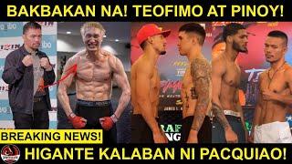 BREAKING: Kalaban ni Pacquiao UMATRAS! HIGANTE ang PUMALIT! | Teofimo Lopez Weigh In!