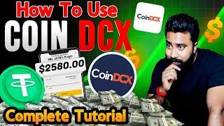  How To Use CoinDCX Exchange  Complete Tutorial for Beginners 