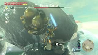 Fully Powered Master Sword DESTROYS Frost Talus - Zelda Breath of the Wild