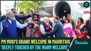 PM Modi Mauritius Visit Traditional Bihari Welcome| Diaspora Cheers| India-Funded Projects Launch