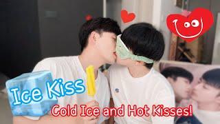 Ice Pop Kissing Challenge!So Hot | Tongue Kiss is The BEST! [Gay Couple Lucas&Kibo BL]