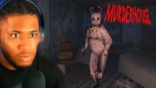 there is no way im being chased by a giant bunny bro... | MURDERHOUSE