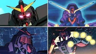 Psycho Gundam Comparison (Zeta & ZZ VS GQuuuuuuX)[Zガンダム サイコガンダム Mk-II ジークアクス フォウ ドゥー Four Deux 変形比較]