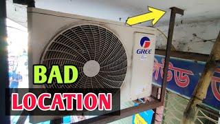 GREE AC Outdoor Cleaning Bangla || AC Outdoor Service with Jet Pump