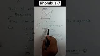 The Rhombus Area Trick That Will Save You HOURS