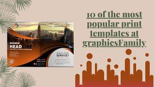 BEST 10 of the Most Popular Print Templates at GraphicsFamily