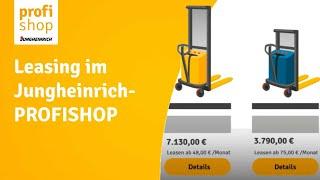 Leasing im Jungheinrich PROFISHOP