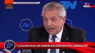 Alberto: "Nisman se suicidó, espero que el fiscal Luciani no haga lo mismo"