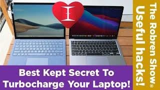 Best Kept Secret To Turbocharge Your Laptop! Useful hacks by The Robren Show