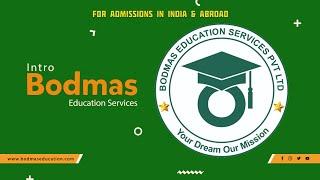 Bodmas education services intro | Typography intro