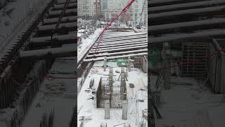 Демонтаж на площадке ЖК Парусная 1. #стройка #строительство #котлован