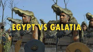 Egypt vs Galatia - Multiplayer Battle -  Total War Rome 2