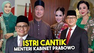 NIKAHI GADIS SAMPUL HINGGA BEDA USIA 23 TAHUN! Istri Cantik 10 Menteri Kabinet Prabowo Gibran